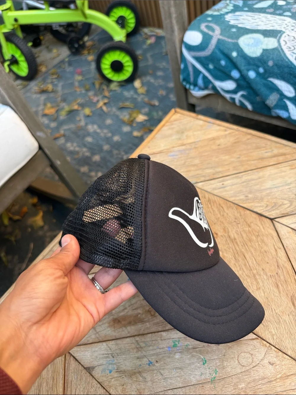 Black Shaka Logo toddler Trucker Hat